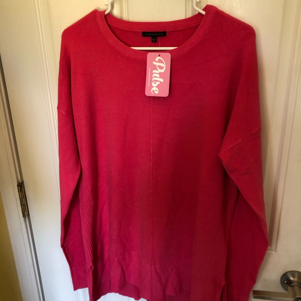 Staccato Magenta Butter Soft Sweater Size L